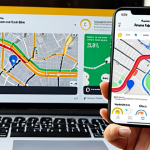 **Prompt:** A vibrant, interactive dashboard displaying real-time traffic data in a bustling city. Charts and graphs showcase traffic flow, congestion points, and alternative routes. Drivers are seen using mobile apps to navigate the city efficiently. Focus on accessibility and ease of use, demonstrating how citizens can use open data to improve their commutes. Consider a style similar to modern data visualization infographics.